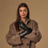 Luna - vegan leather gloves with fleece lining & touchscreen feature - Schwartz & von Halen - EU - 5