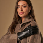 Luna - vegan leather gloves with fleece lining & touchscreen feature - Schwartz & von Halen - EU - 9