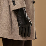 Musk - vegan leather gloves with fleece lining & touchscreen feature - Schwartz & von Halen - EU - 7