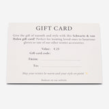 Schwartz & von Halen Gift Card – €25