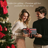 Charles – luksusowe rękawiczki ze skóry jelenia amerykańskiego z ciepłą kaszmirową podszewką