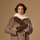Sophia (brown) - Ultra-soft teddy mittens with warm faux fur lining - Schwartz & von Halen - EU - 5