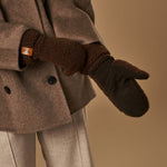 Sophia (brown) - Ultra-soft teddy mittens with warm faux fur lining - Schwartz & von Halen - EU - 6
