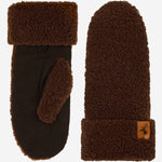 Sophia (brown) - Ultra-soft teddy mittens with warm faux fur lining - Schwartz & von Halen - EU - 2
