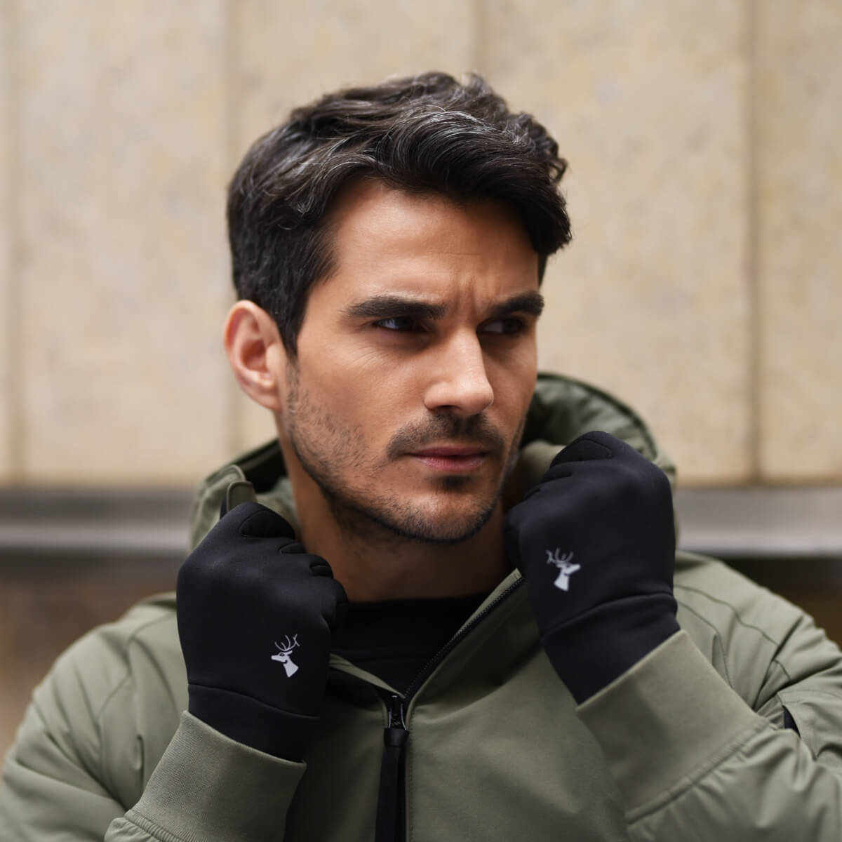 Spyder – activity gloves with fleece lining & touchscreen feature - Schwartz & von Halen - EU -  7