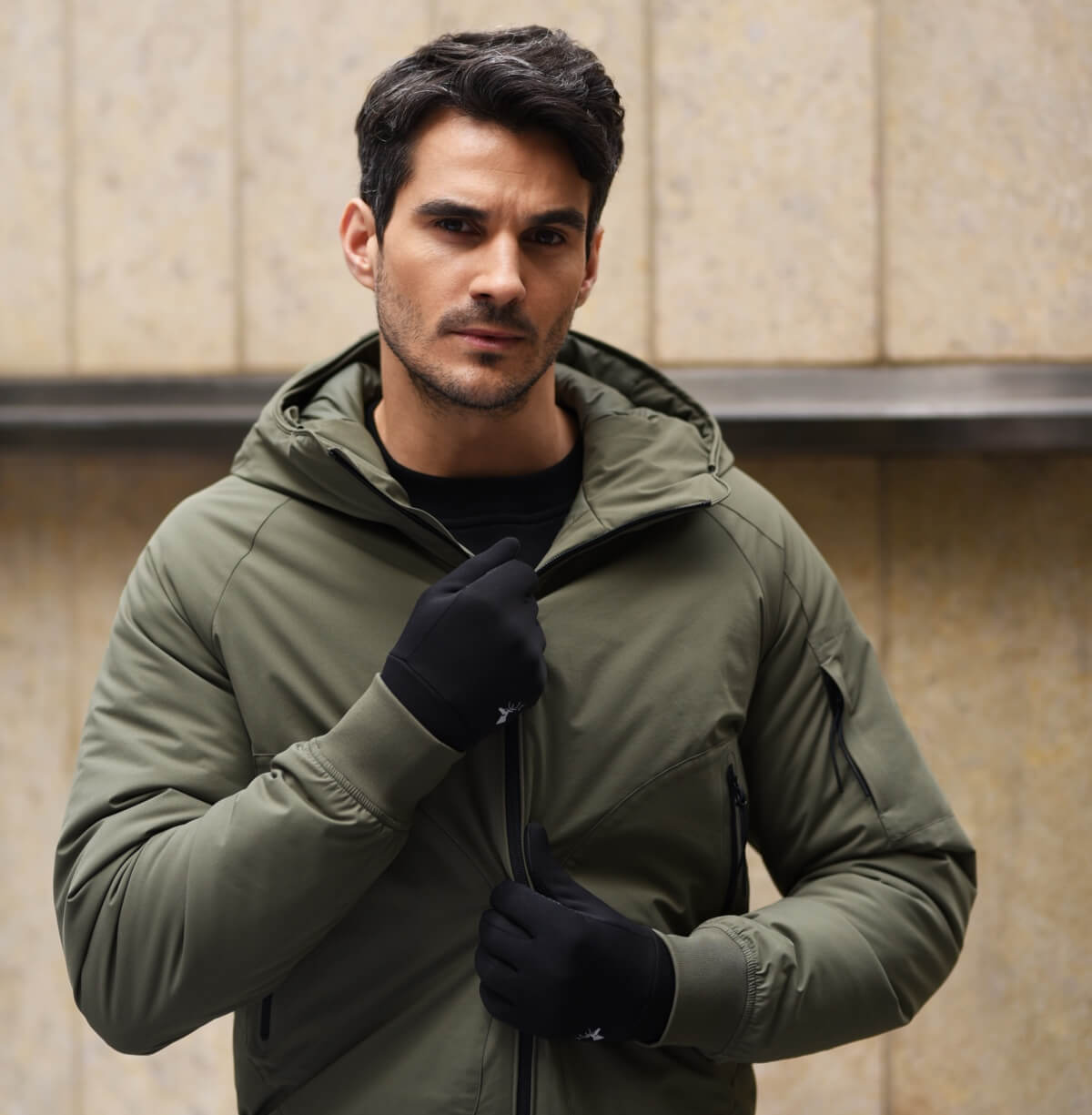 Spyder – activity gloves with fleece lining & touchscreen feature - Schwartz & von Halen - EU -  9