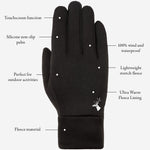 Spyder – activity gloves with fleece lining & touchscreen feature - Schwartz & von Halen - EU - 10
