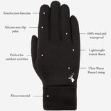 Spyder – activity gloves with fleece lining & touchscreen feature - Schwartz & von Halen - EU - 10
