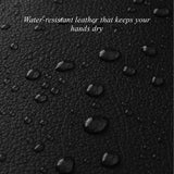 Charles (black) – Luxurious American deerskin leather gloves with warm cashmere lining