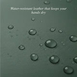 Ivy (dark green) - Sheepskin leather gloves with wool/cashmere lining & touchscreen feature