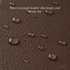 Alessandra (brown) - Goatskin leather gloves with lambswool lining & touchscreen feature