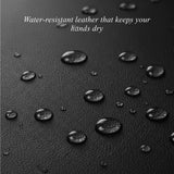 Emma (black) - Extra-long sheepskin leather gloves with luxurious cashmere lining & touchscreen feature