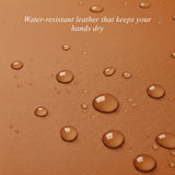 Harvey (cognac) - Goatskin leather gloves with luxurious wool lining & touchscreen feature