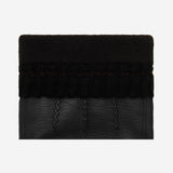 William (black) - goatskin leather gloves with warm fleece lining and press-stud - Schwartz & von Halen - EU - 3