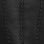 William (black) - goatskin leather gloves with warm fleece lining and press-stud - Schwartz & von Halen - EU - 4