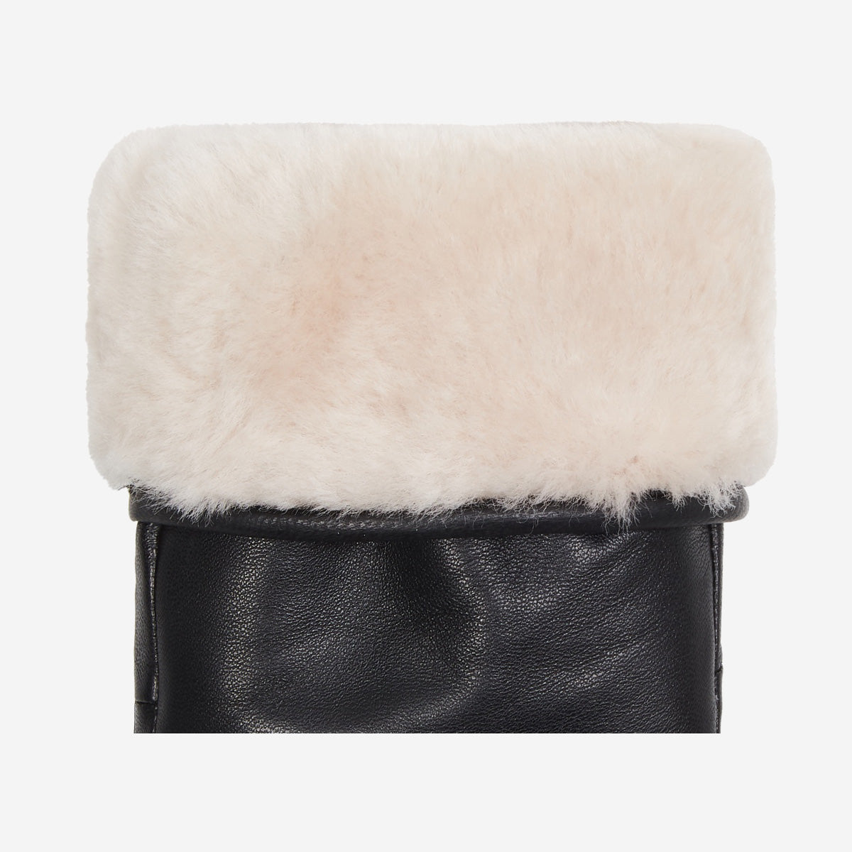 Mia – stylish leather mittens with luxurious lambswool lining & touchscreen feature - Schwartz & von Halen - EU -3