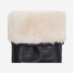 Mia – stylish leather mittens with luxurious lambswool lining & touchscreen feature - Schwartz & von Halen - EU -3